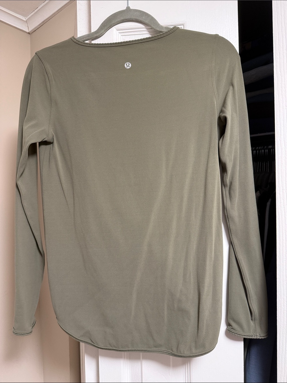 lululemon athletica Olive Draped Surplice Long-Sleeve Top - Picture 2 of 2